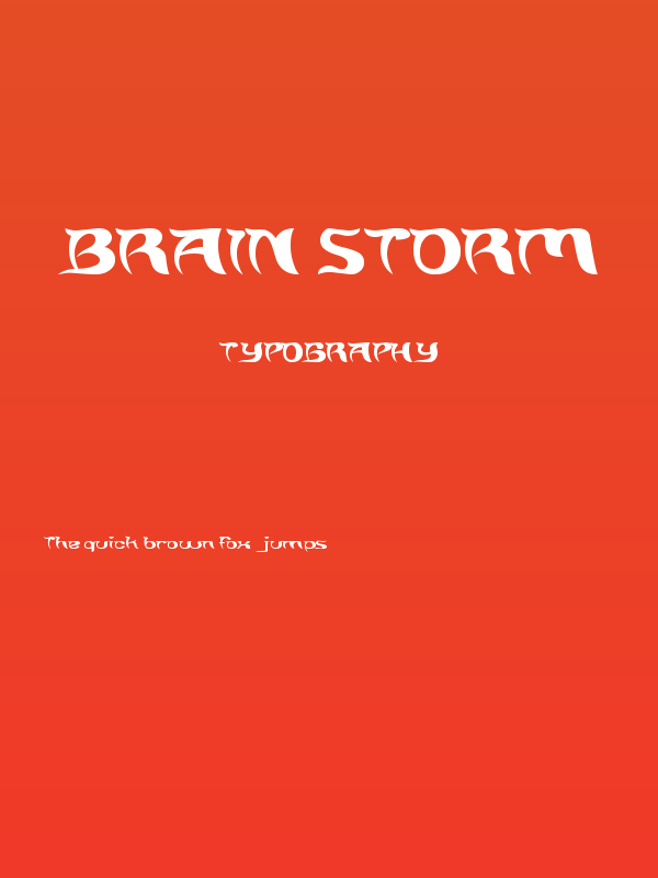 Brain Storm Poster