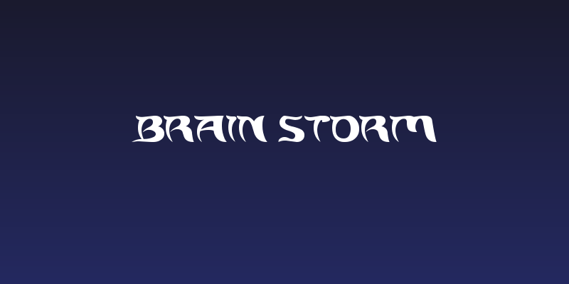 Brain Storm Social Header