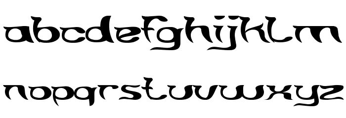 Brain Storm Font LOWERCASE