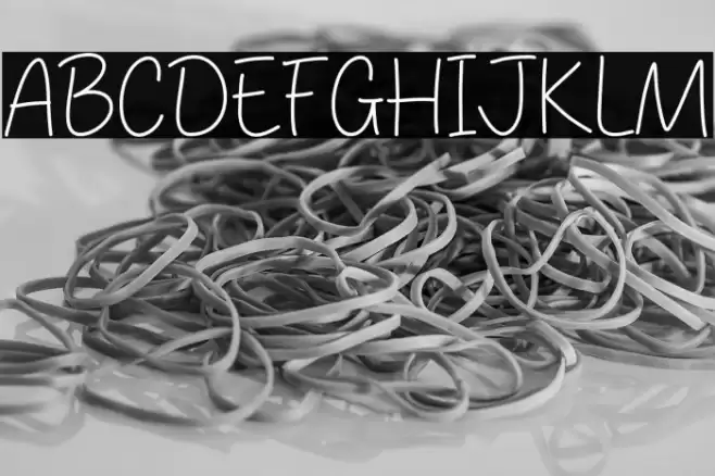 Brain Work Font examples