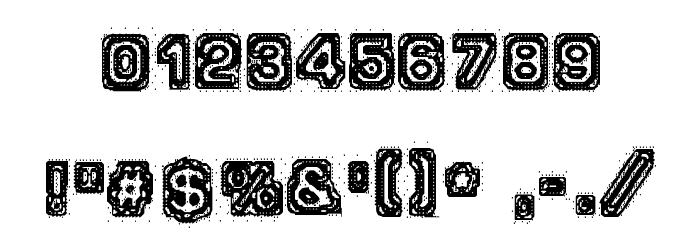 Brain-scan Font OTHER CHARS