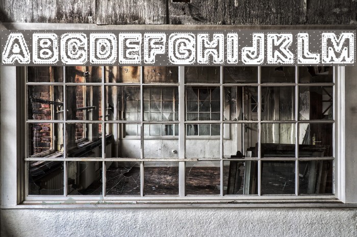 Brain-scan Font examples