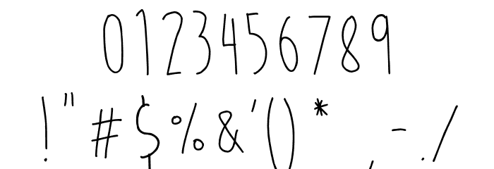 BrainFlower Font OTHER CHARS