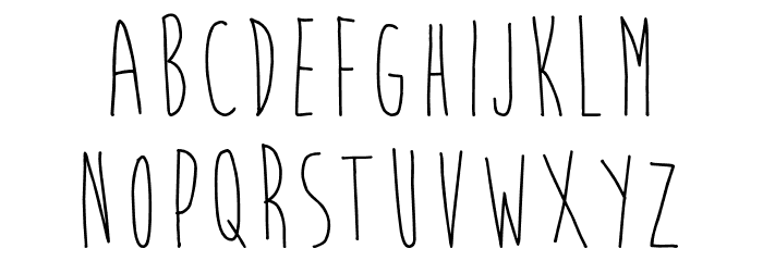 BrainFlower Font LOWERCASE