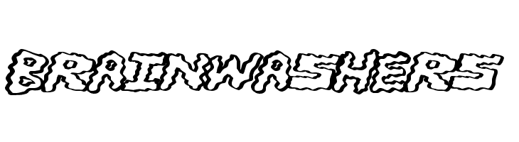 BrainWashers Font