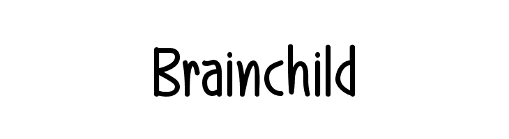 Brainchild  les polices de caractères gratuit tlcharger