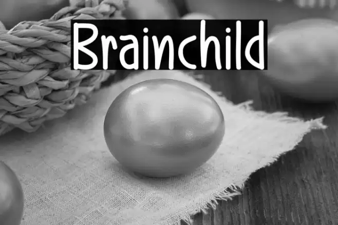 Brainchild Font examples