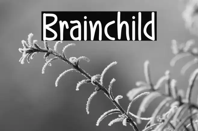 Brainchild Font examples