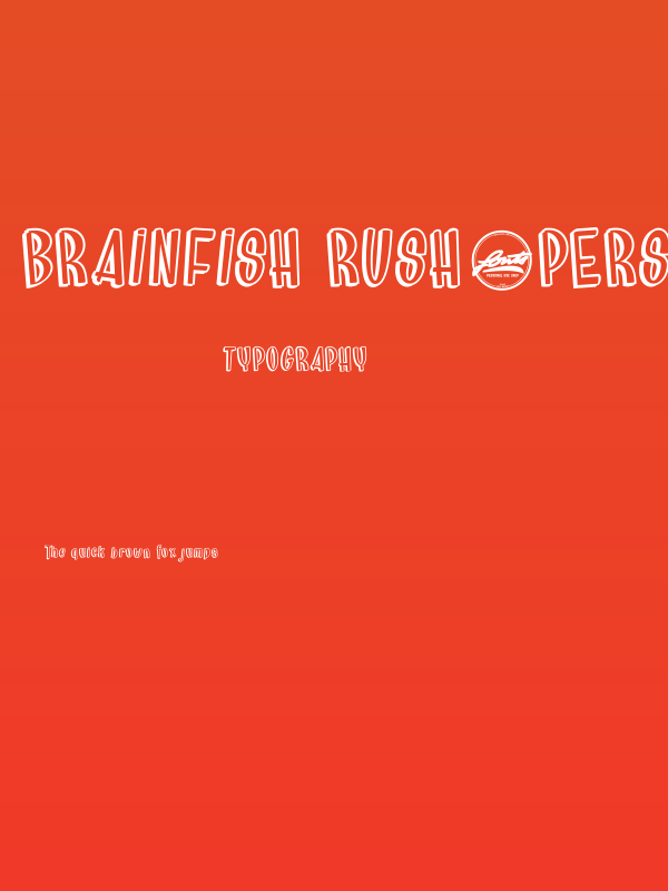 Brainfish Rush_PersonalUseOnly Poster