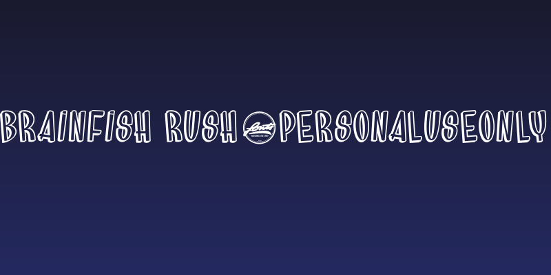 Brainfish Rush_PersonalUseOnly Social Header