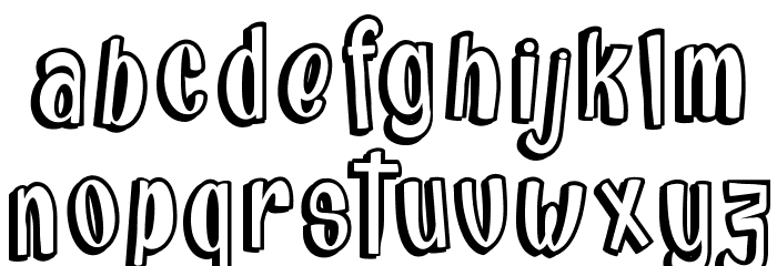 Brainfish Rush_PersonalUseOnly Font LOWERCASE