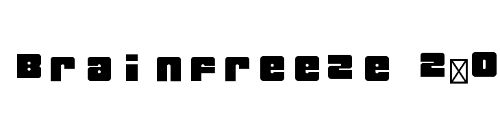 Brainfreeze 2.0 Font