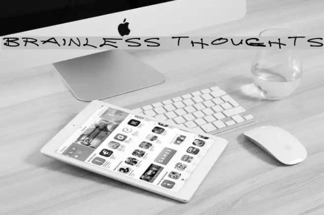 Brainless Thoughts Font examples