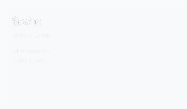 Brains Business Card