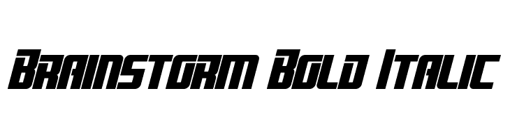 Brainstorm Bold Italic  नि: शुल्क फ़ॉन्ट्स डाउनलोड