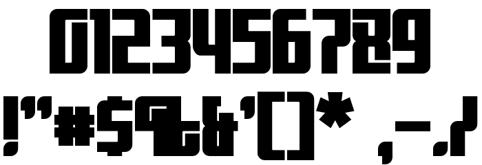 Brainstorm Bold Font OTHER CHARS
