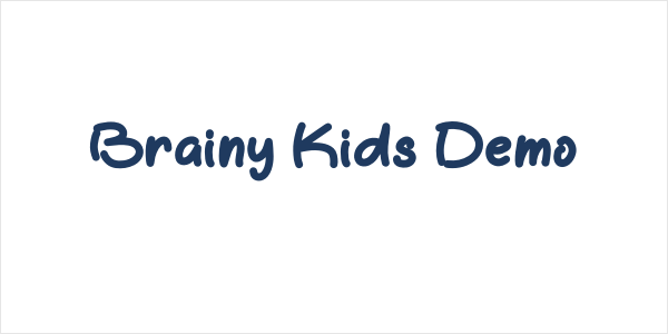 Brainy Kids Demo Logo