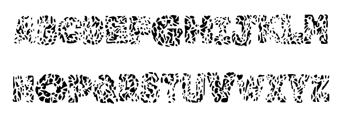 Brainy Font LOWERCASE