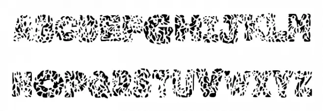 Brainy Font LOWERCASE