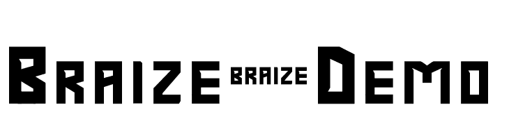 Braize-Demo  免费字体下载