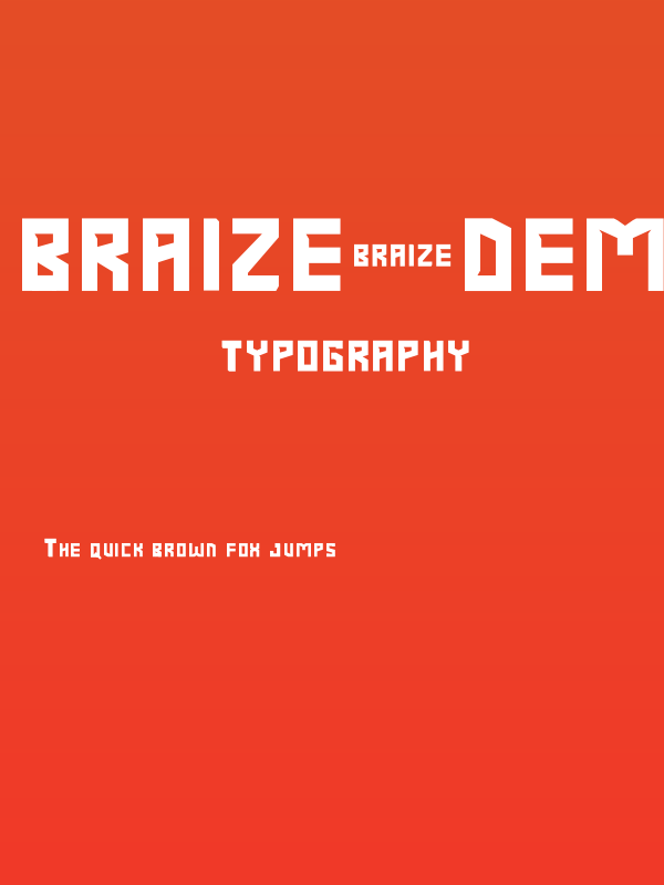 Braize-Demo Poster