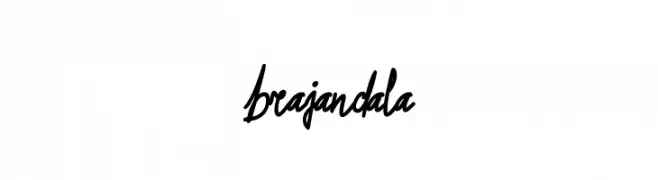 Brajandala  Frei Schriftart Herunterladen