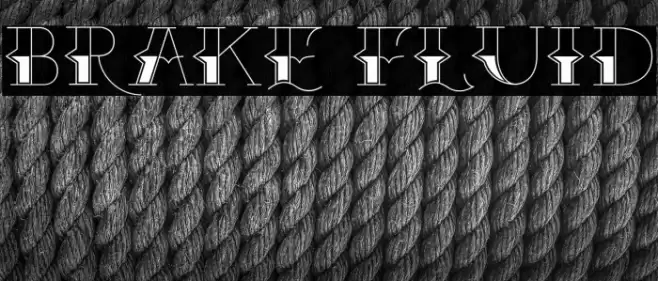 Brake Fluid Font examples