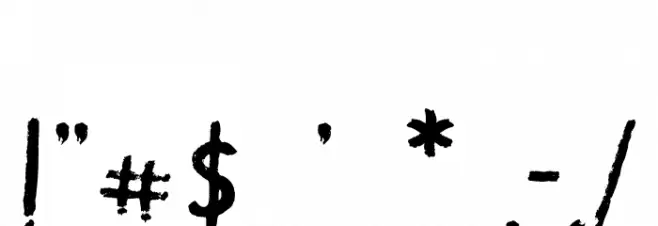 Braleno DEMO-Solid Font OTHER CHARS