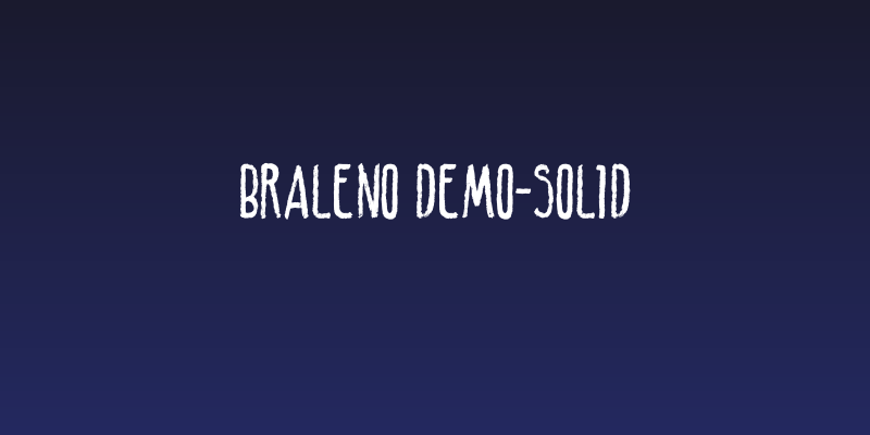 Braleno DEMO-Solid Social Header
