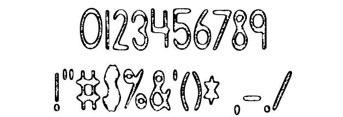 BramaleaBeauty-Regular Font OTHER CHARS