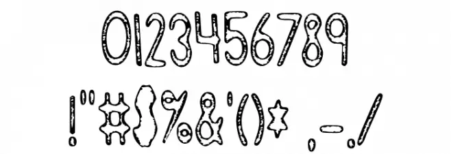 BramaleaBeauty-Regular Font OTHER CHARS