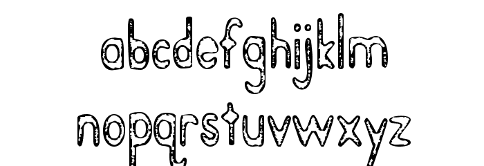 BramaleaBeauty-Regular Font LOWERCASE