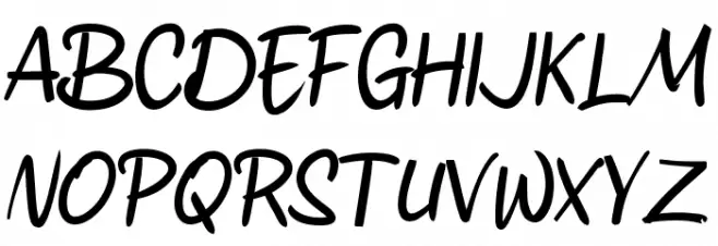 Brambang Schriftart Groß