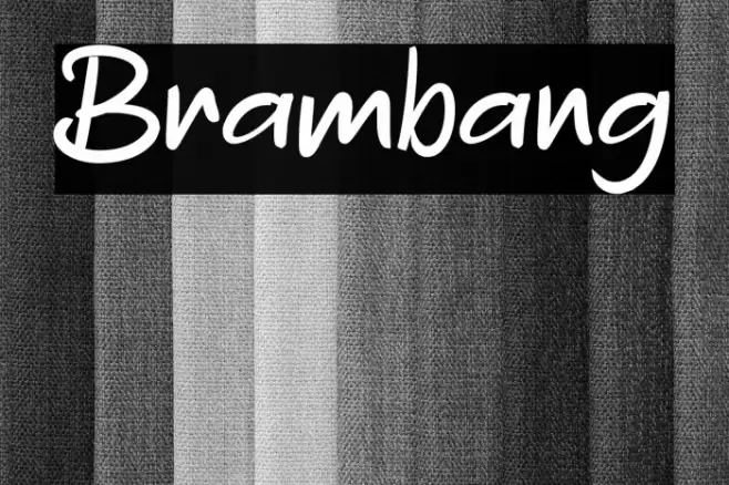 Brambang Font examples