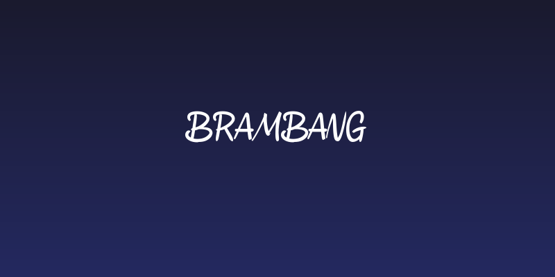 Brambang Social Header