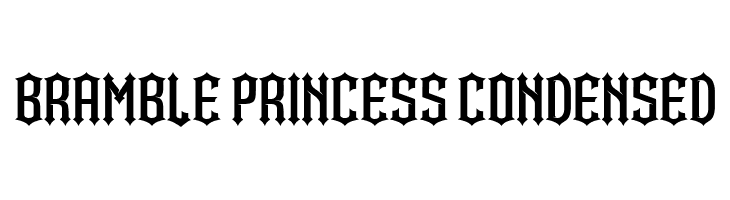Bramble Princess Condensed  font caratteri gratis