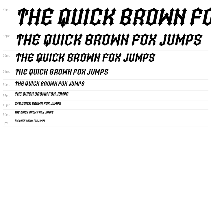 Bramble Princess Italic Waterfall