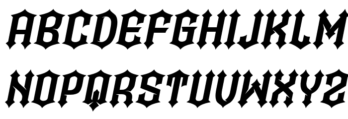 Bramble Princess Italic Font LOWERCASE