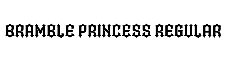 Bramble Princess Regular  les polices de caractères gratuit tlcharger