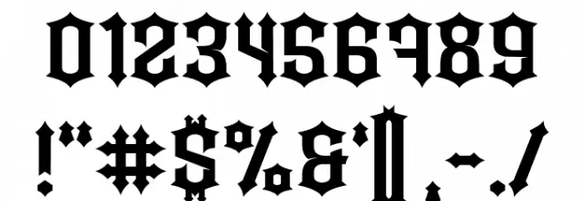 Bramble Princess Regular Font OTHER CHARS