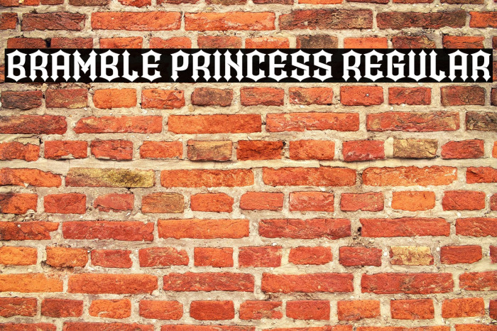 Bramble Princess Regular Example 1