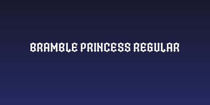 Bramble Princess Regular Social Header