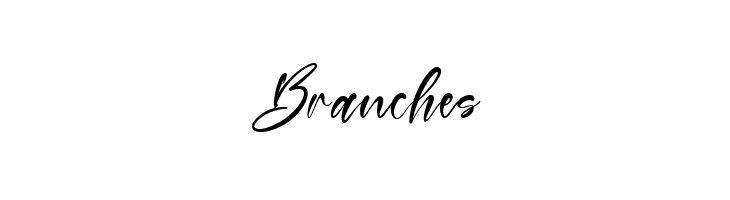 Branches  フリーフォントのダウンロード