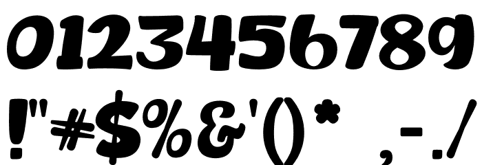 Brancho Font OTHER CHARS