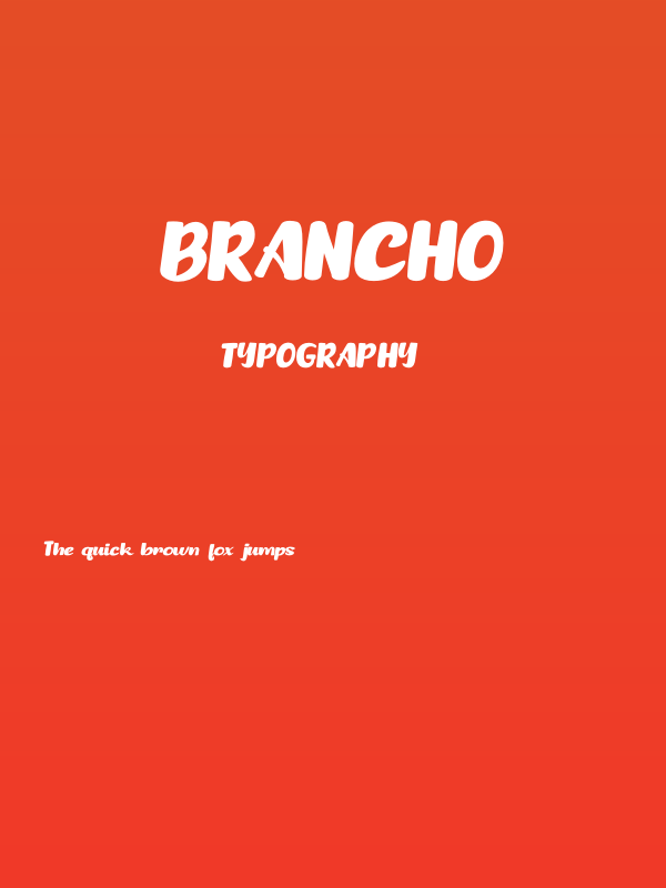 Brancho Poster