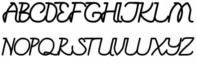 Brand New Colony Schriftart Groß