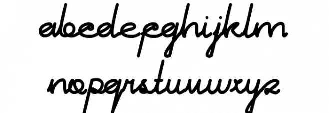 Brand New Colony Font LOWERCASE