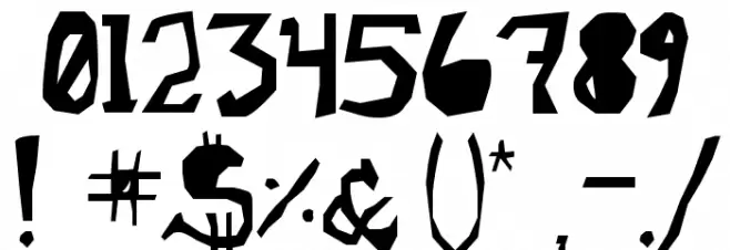 Brand New Day [Midnight] Font OTHER CHARS