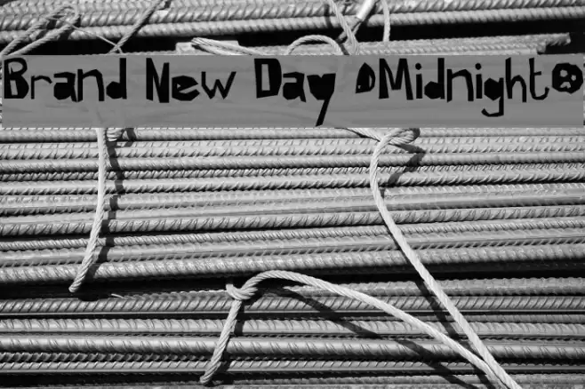 Brand New Day [Midnight] Font examples