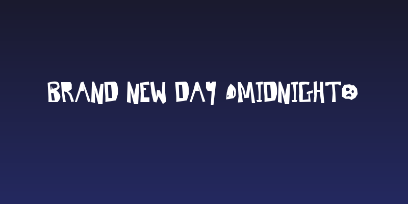 Brand New Day [Midnight] Social Header